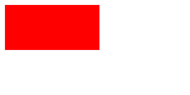 A red rectangle